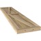 Ekena Millwork Americraft 3-Board Wood 2 Equal Panel Frmd Board-n-Batten Shutters w/Dbl Z-Bar, ARW102BF311X36UNH, PR ARW102BF311X36UNH - alternate 7